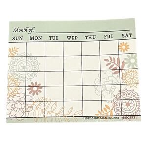 NEW American Girl Doll MONTH CALENDAR Kitchen Set Accessory Adhesive Strips Back